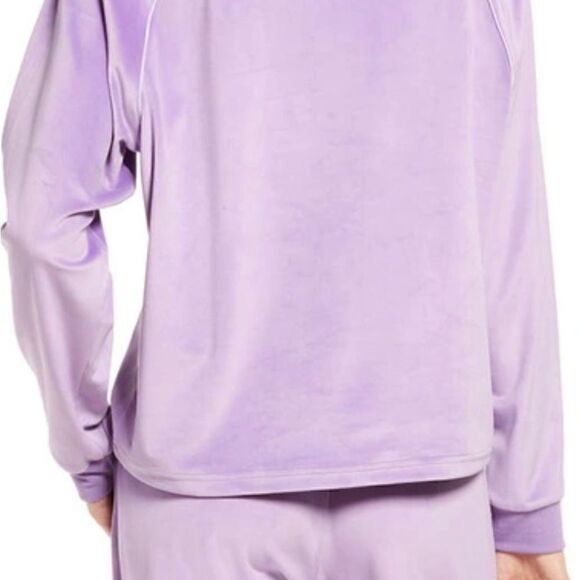 BP. Be Proud Gender Inclusive Pride Velour Sweatshirt Small Purple Hyacinth Love - Picture 5 of 6